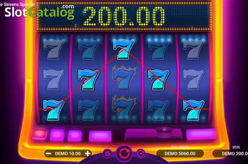 Οθόνη5. Hot Triple Sevens Special Κουλοχέρης
