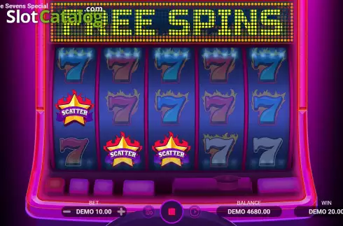 Οθόνη6. Hot Triple Sevens Special Κουλοχέρης