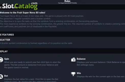 Οθόνη6. Fruit Super Nova 80 Κουλοχέρης