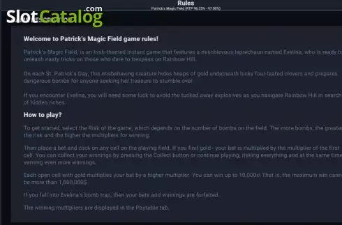 Οθόνη8. Patrick's Magic Field Κουλοχέρης