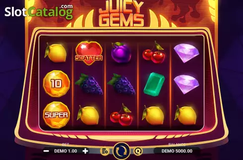 Οθόνη3. Juicy Gems Κουλοχέρης