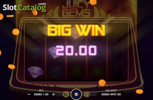 Οθόνη5. Juicy Gems Κουλοχέρης