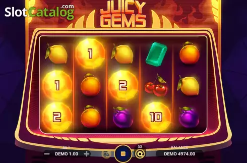 Οθόνη6. Juicy Gems Κουλοχέρης