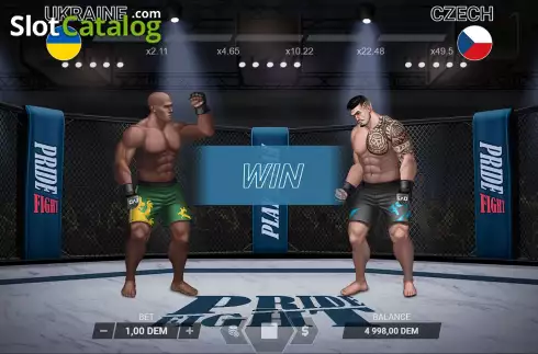 Οθόνη5. Pride Fight Κουλοχέρης