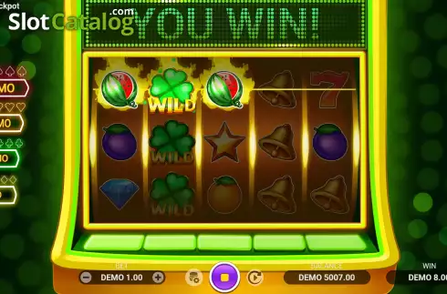 Οθόνη3. Burning Aces Jackpot Κουλοχέρης
