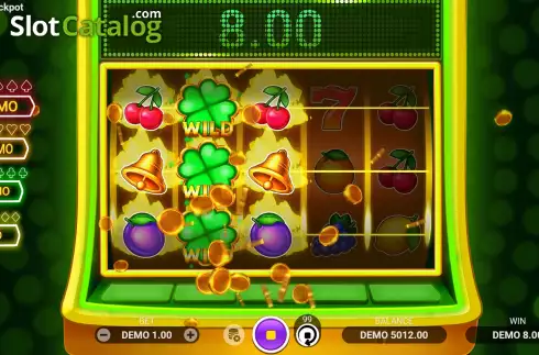 Οθόνη5. Burning Aces Jackpot Κουλοχέρης