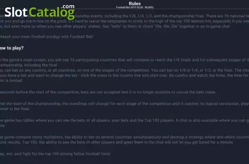 Οθόνη4. Football Bet Κουλοχέρης