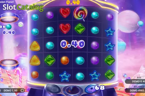 Οθόνη4. Candy Dreams Sweet Planet Κουλοχέρης