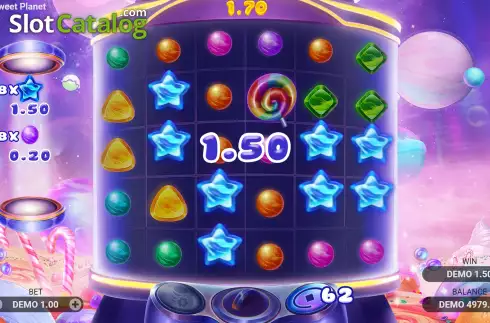 Οθόνη5. Candy Dreams Sweet Planet Κουλοχέρης