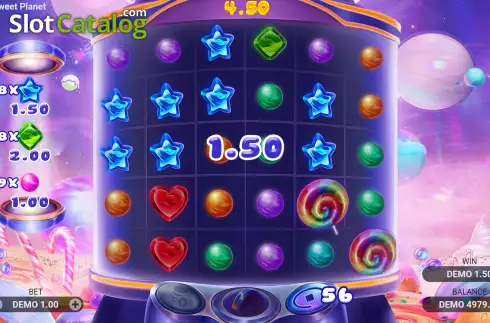 Οθόνη6. Candy Dreams Sweet Planet Κουλοχέρης