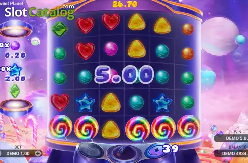 Οθόνη8. Candy Dreams Sweet Planet Κουλοχέρης