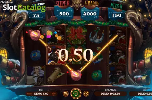 Οθόνη4. Treasure Snipes: Christmas Κουλοχέρης 