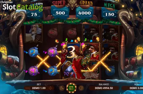 Οθόνη5. Treasure Snipes: Christmas Κουλοχέρης 