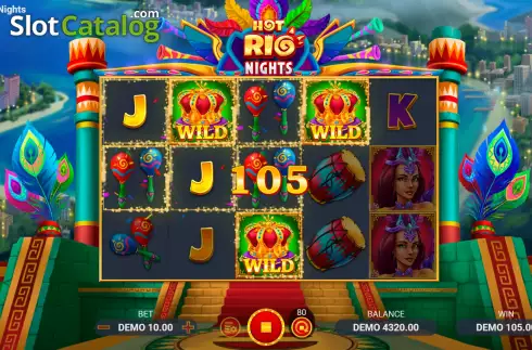 Οθόνη3. Hot Rio Nights Κουλοχέρης