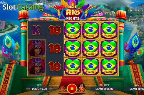 Οθόνη8. Hot Rio Nights Κουλοχέρης