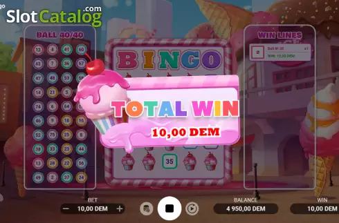 Οθόνη3. Candy Dreams: Bingo Κουλοχέρης