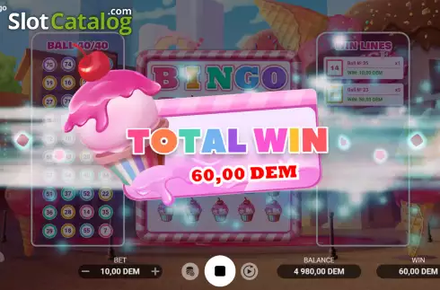 Οθόνη4. Candy Dreams: Bingo Κουλοχέρης