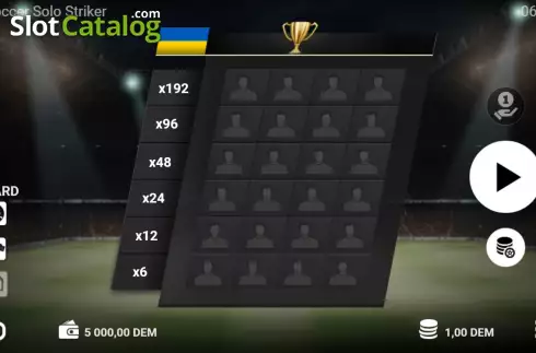 Οθόνη3. Soccer Solo Striker Κουλοχέρης