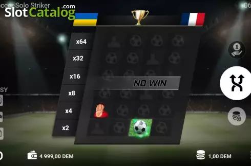 Οθόνη4. Soccer Solo Striker Κουλοχέρης