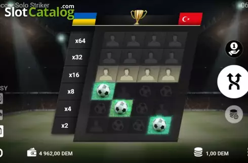 Οθόνη5. Soccer Solo Striker Κουλοχέρης