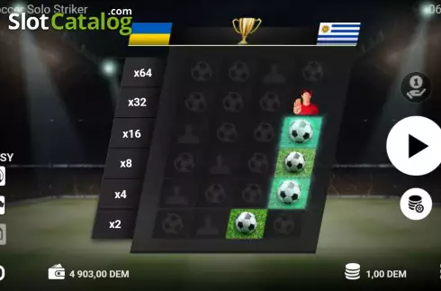 Οθόνη6. Soccer Solo Striker Κουλοχέρης