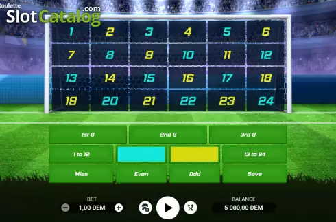 Οθόνη2. Penalty Roulette Κουλοχέρης