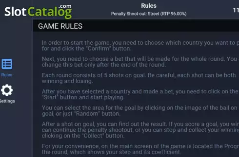 Οθόνη4. Penalty Shoot-Out: Street Κουλοχέρης