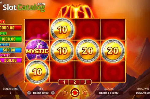 Οθόνη3. Lava Burst Κουλοχέρης