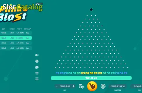 Οθόνη2. Plinko Blast Κουλοχέρης