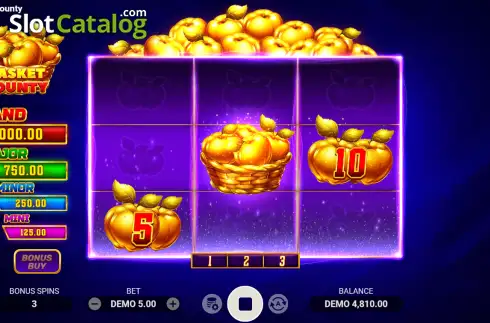 Οθόνη3. Basket Bounty Κουλοχέρης