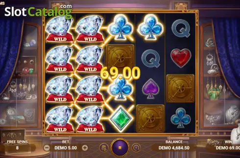Οθόνη3. Velvet Gems Κουλοχέρης