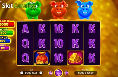 Οθόνη2. Piggy Bank: 3 Pots Bonanza Κουλοχέρης 