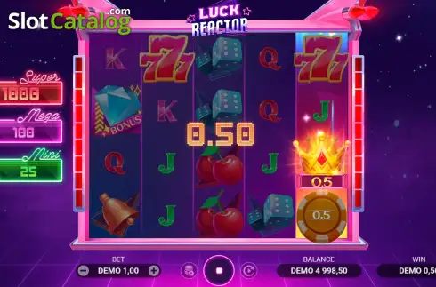 Οθόνη3. Luck Reactor Κουλοχέρης