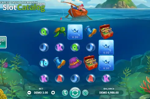 Οθόνη2. Mega Greatest Catch Blue Marlin Κουλοχέρης