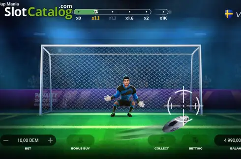 Οθόνη3. Penalty Shoot Out: Cup Mania Κουλοχέρης 