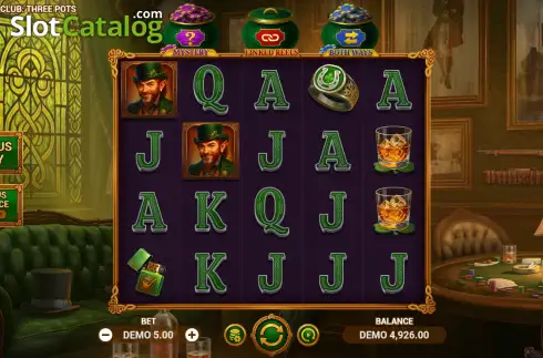 Οθόνη2. Patrick's Club: Three Pots Κουλοχέρης 