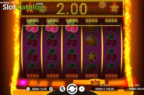 Οθόνη3. Fruit Super Nova 100 Κουλοχέρης 