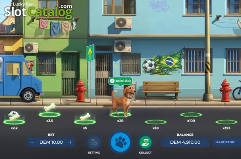 Οθόνη3. Caramelo Dog: Lucky Run Κουλοχέρης