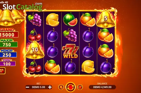 Οθόνη2. Wealth Bells 40 Κουλοχέρης