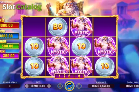 Οθόνη3. Olympus Gold Rush Κουλοχέρης