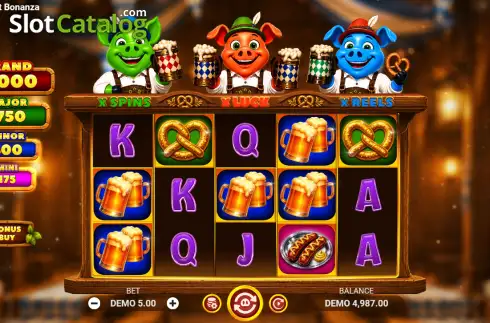 Οθόνη2. Piggyfest Bonanza Κουλοχέρης