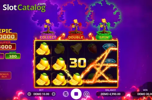 Οθόνη3. Three Flaming Clovers Κουλοχέρης 
