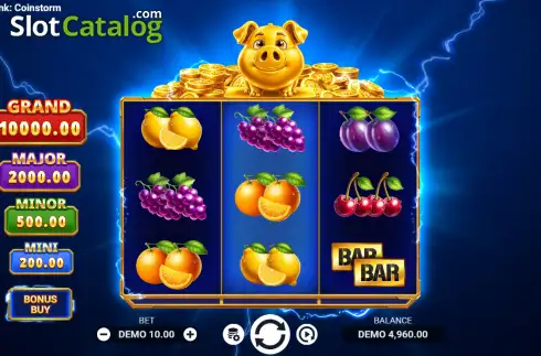 Οθόνη2. Piggy Bank: Coinstorm Κουλοχέρης
