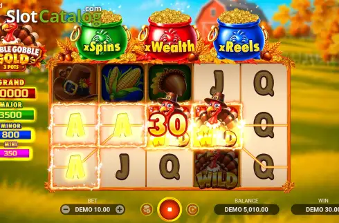 Οθόνη3. Gobble Gobble Gold Κουλοχέρης