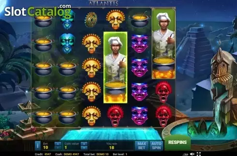 Οθόνη5. Atlantis (Evoplay) Κουλοχέρης