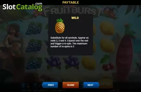 Οθόνη7. Fruitburst Κουλοχέρης