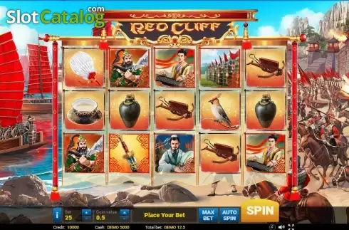 Οθόνη2. Red Cliff (Evoplay Entertainment) Κουλοχέρης