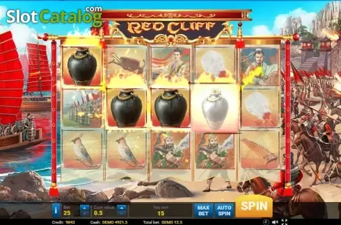 Οθόνη3. Red Cliff (Evoplay Entertainment) Κουλοχέρης