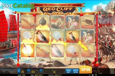 Οθόνη4. Red Cliff (Evoplay Entertainment) Κουλοχέρης