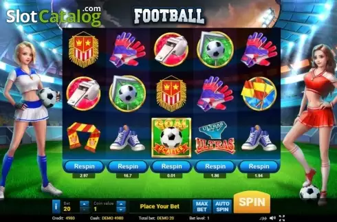 Οθόνη2. Football (Evoplay) Κουλοχέρης 